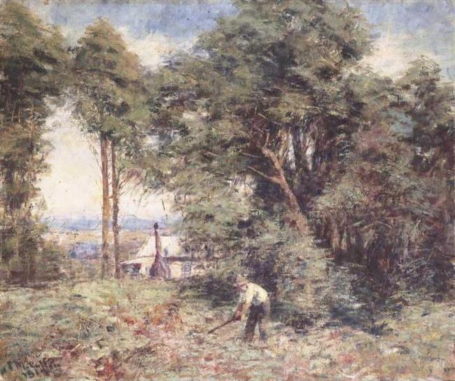 Frederick Mccubbin Labouring in the Bush oil painting image